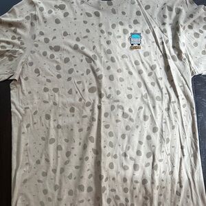 Beige Graphic Men's Nike Safari AOP Limestone T-Shirt